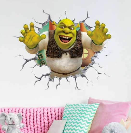 Vinilo 3D con diseño de Shrek | Naberco Digital Vinilo 3D