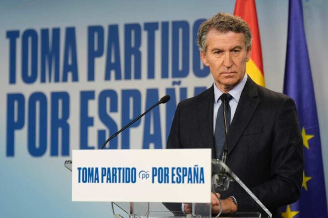 Feijóo llama a concentrarse contra Sánchez en Madrid