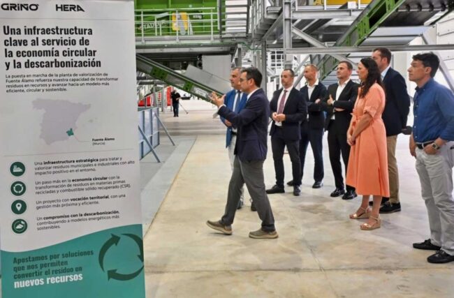 Griñó inaugura una planta para 100.000 toneladas de residuos