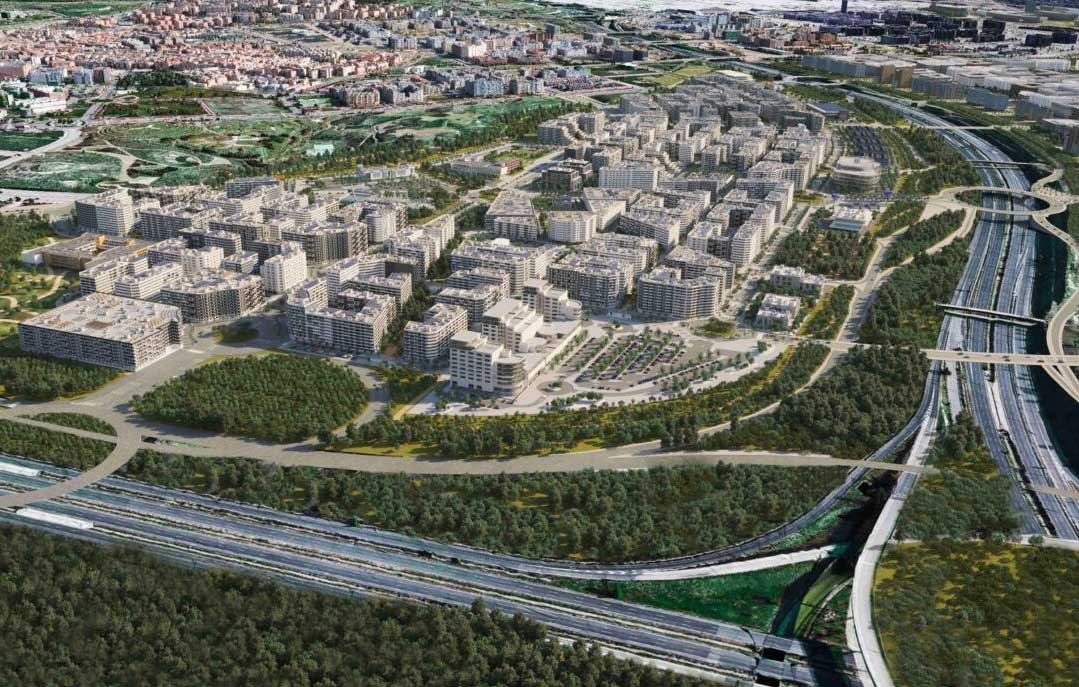 Nueva construcción de viviendas en Valdecarros